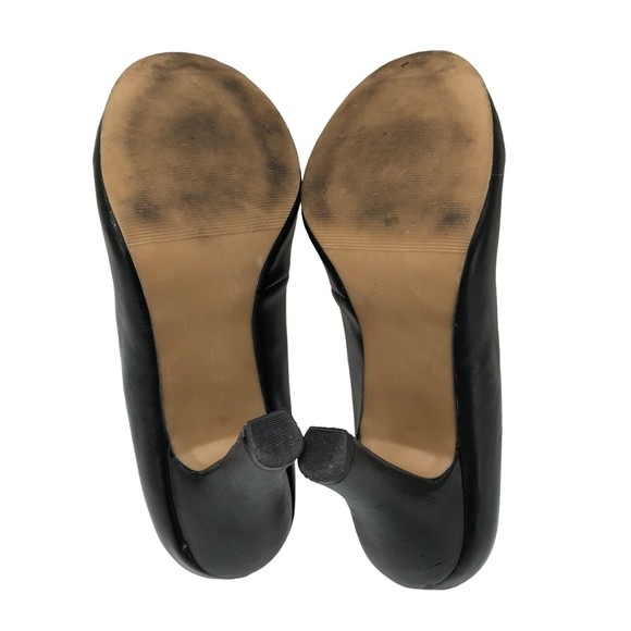 MADDEN GIRL Pin Up SASHHA Black Faux Leather Shoes Heels Size 7 - Picture 5 of 7